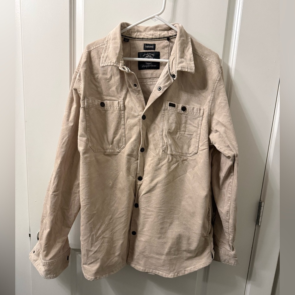 Buffalo David Bitton Beige Shirt Jacket